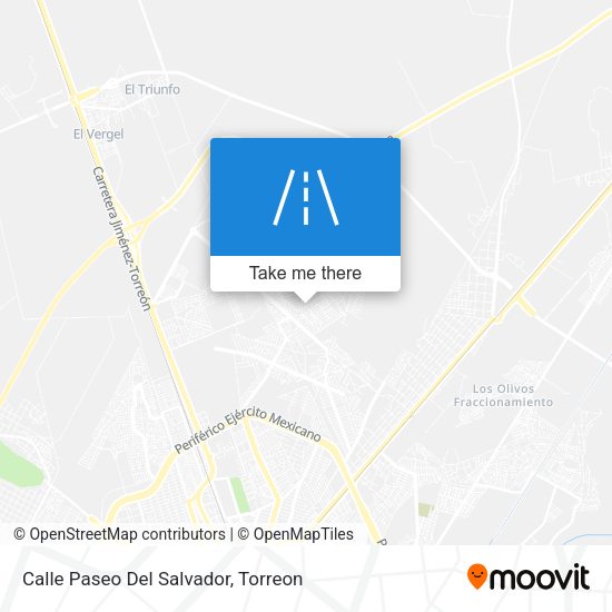 Calle Paseo Del Salvador map