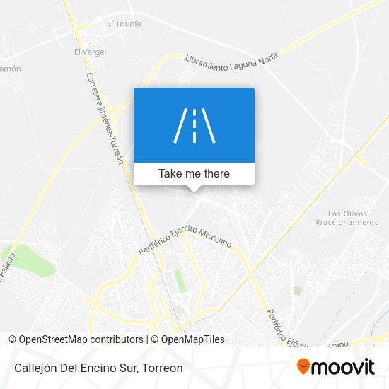 Callejón Del Encino Sur map