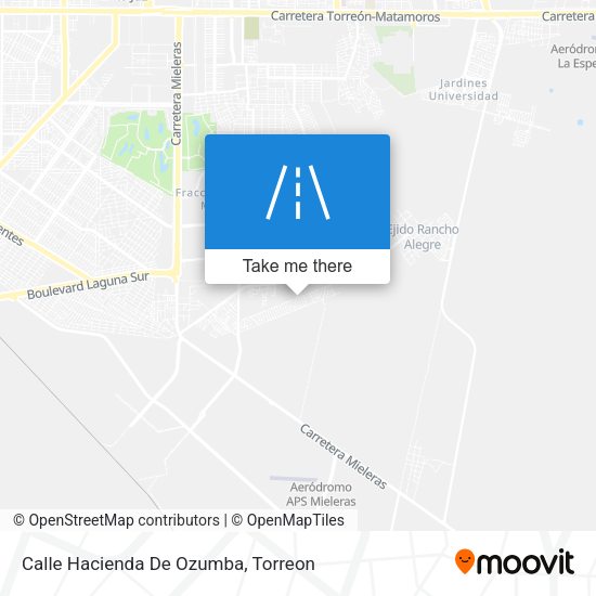 Calle Hacienda De Ozumba map