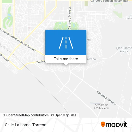 Calle La Loma map