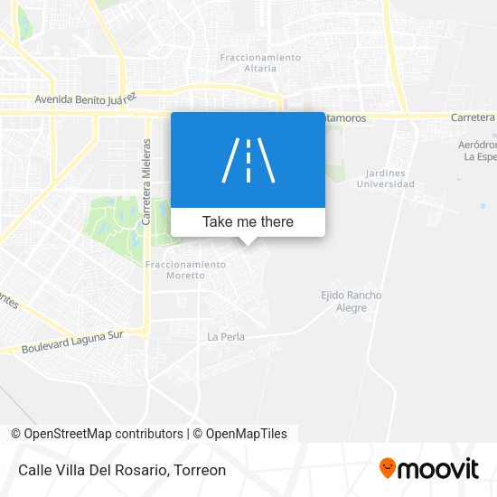 Calle Villa Del Rosario map