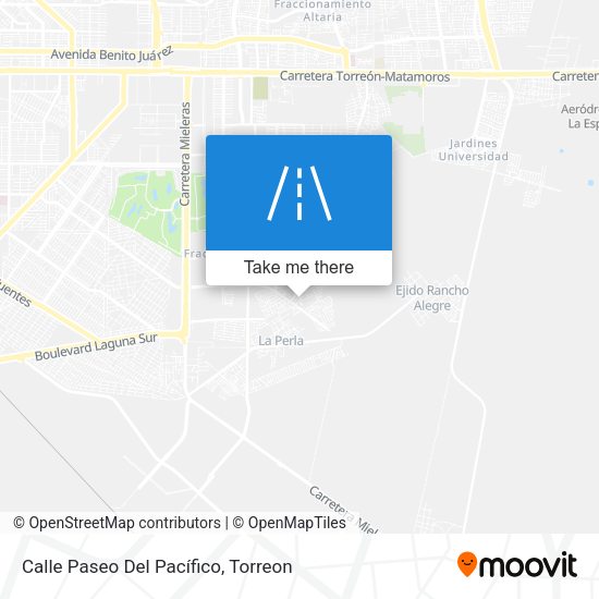 Calle Paseo Del Pacífico map