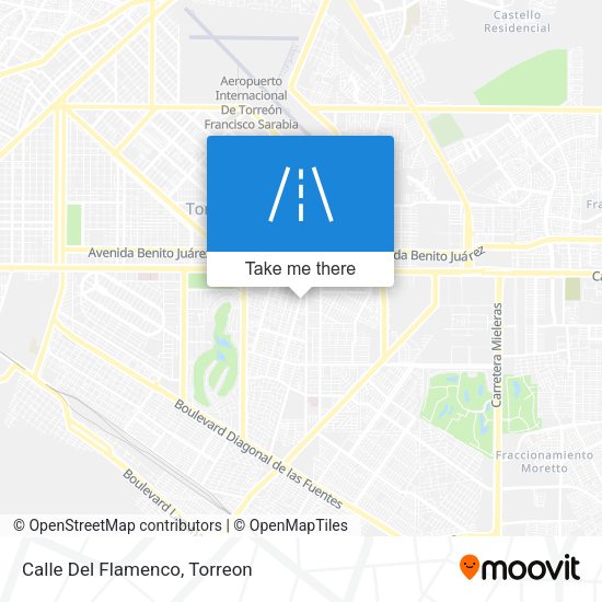 Mapa de Calle Del Flamenco