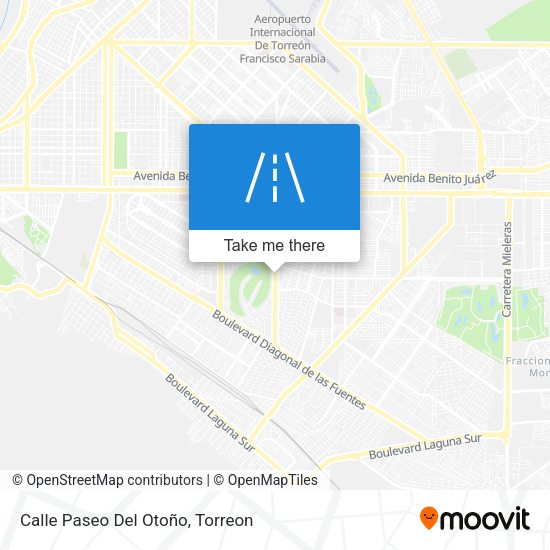 Mapa de Calle Paseo Del Otoño
