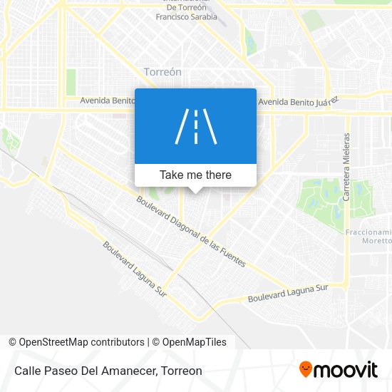 Mapa de Calle Paseo Del Amanecer
