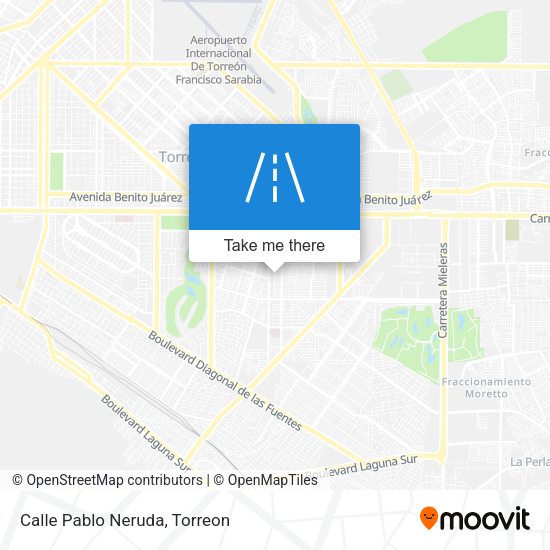 Mapa de Calle Pablo Neruda