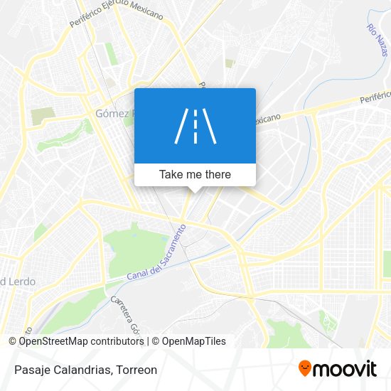 Mapa de Pasaje Calandrias