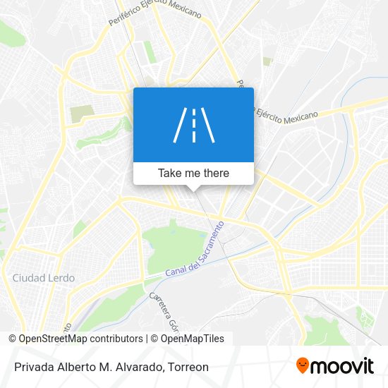 Privada Alberto M. Alvarado map