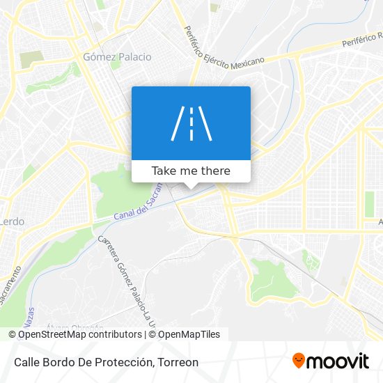 Calle Bordo De Protección map