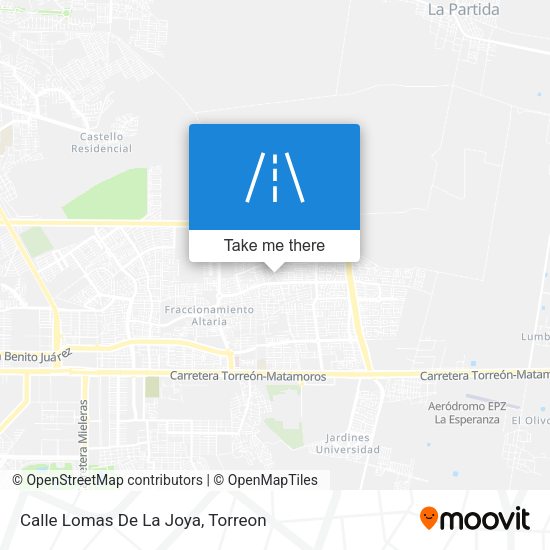 Calle Lomas De La Joya map