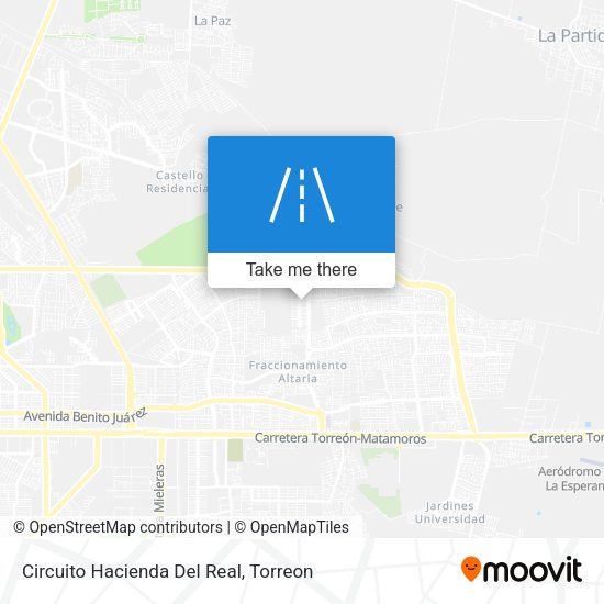 Circuito Hacienda Del Real map