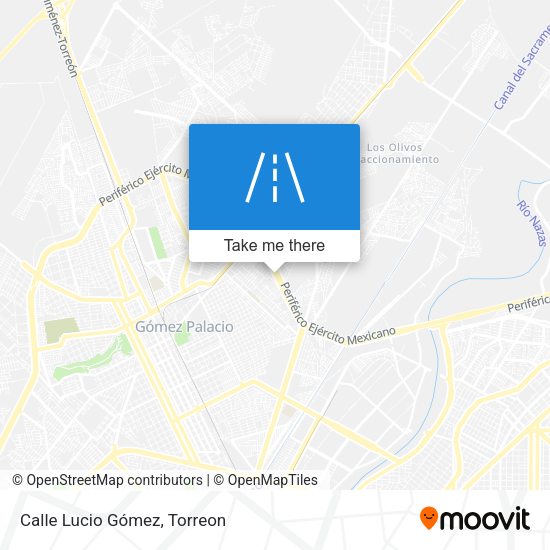 Mapa de Calle Lucio Gómez