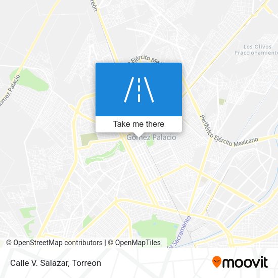 Mapa de Calle V. Salazar