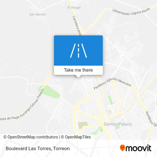 Mapa de Boulevard Las Torres