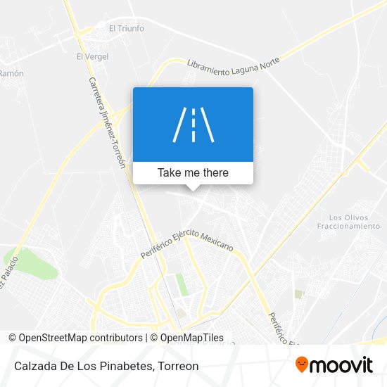 Mapa de Calzada De Los Pinabetes