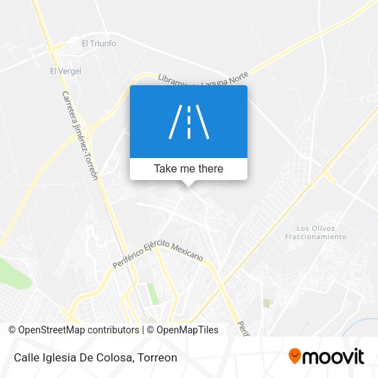 Mapa de Calle Iglesia De Colosa