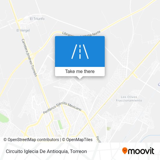 Mapa de Circuito Iglecia De Antioquía