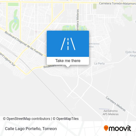Mapa de Calle Lago Porteño