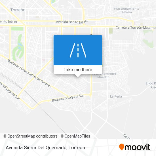 Avenida Sierra Del Quemado map