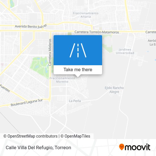 Mapa de Calle Villa Del Refugio