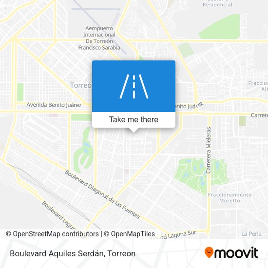 Boulevard Aquiles Serdán map