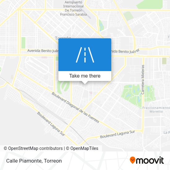 Mapa de Calle Piamonte