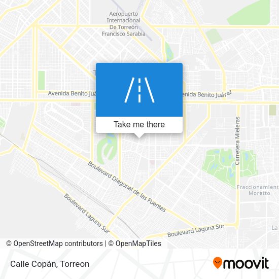 Mapa de Calle Copán