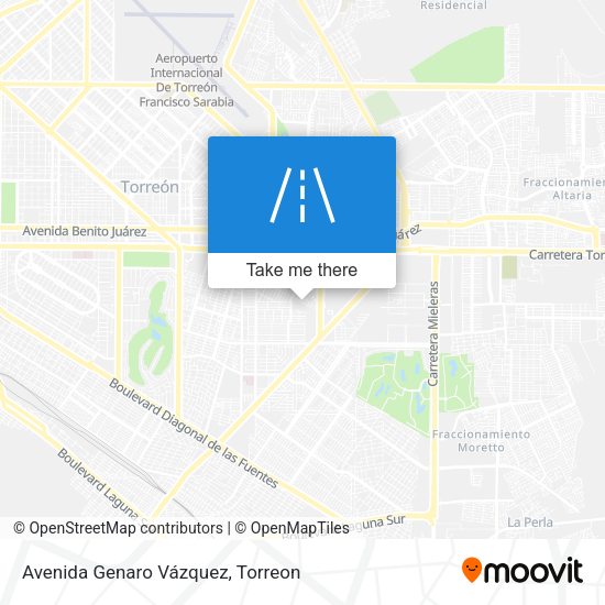 Mapa de Avenida Genaro Vázquez