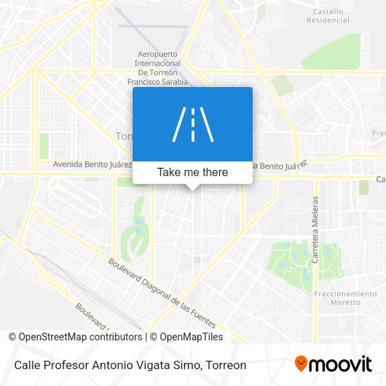 Calle Profesor Antonio Vigata Simo map