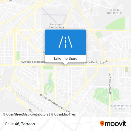 Mapa de Calle 46