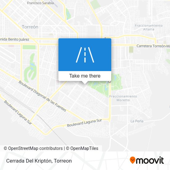 Cerrada Del Kriptón map