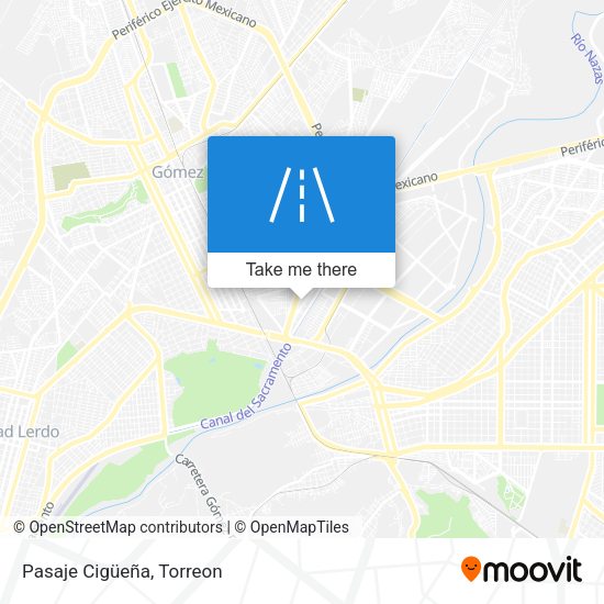 Mapa de Pasaje Cigüeña