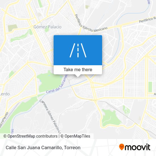 Calle San Juana Camarillo map