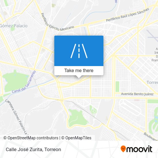 Calle José Zurita map