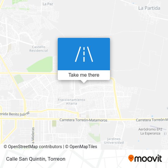 Mapa de Calle San Quintín