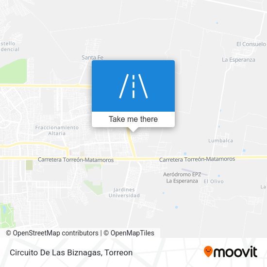 Mapa de Circuito De Las Biznagas