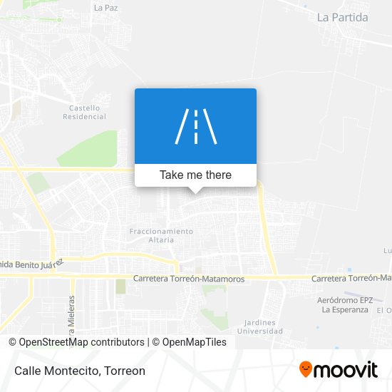 Mapa de Calle Montecito