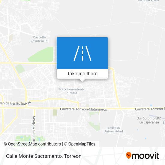 Calle Monte Sacramento map