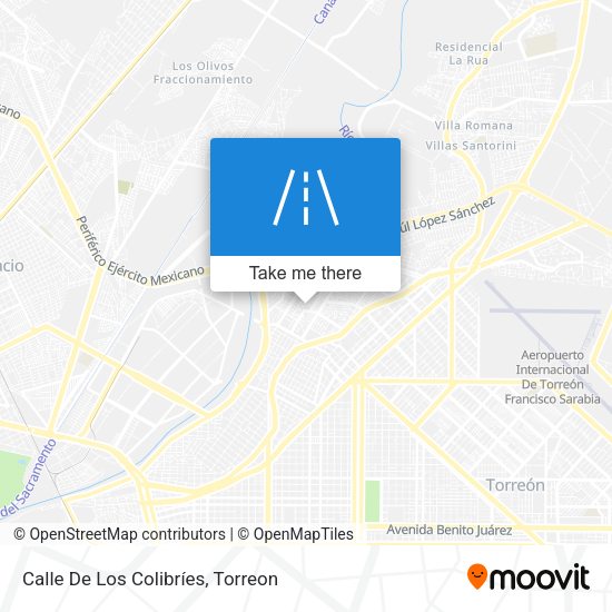 Calle De Los Colibríes map