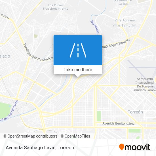 Mapa de Avenida Santiago Lavín