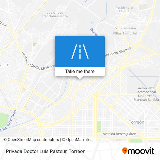 Privada Doctor Luis Pasteur map