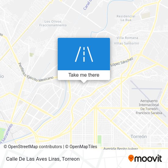 Calle De Las Aves Liras map