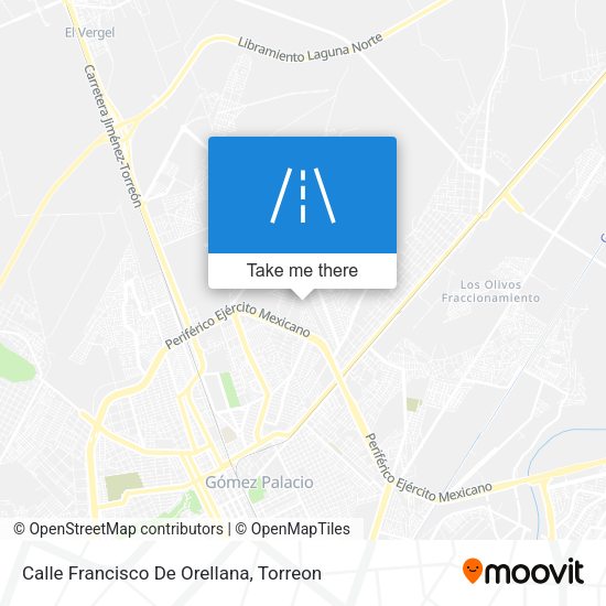 Calle Francisco De Orellana map