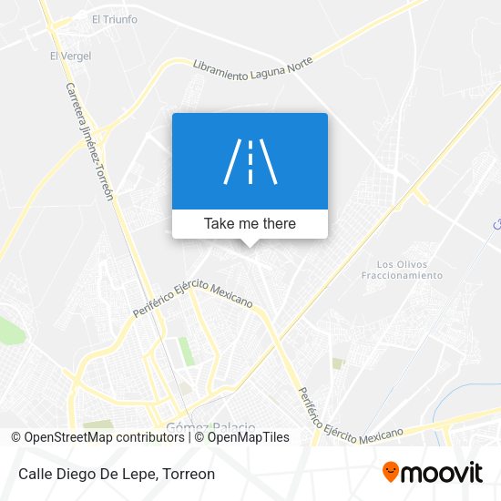 Mapa de Calle Diego De Lepe
