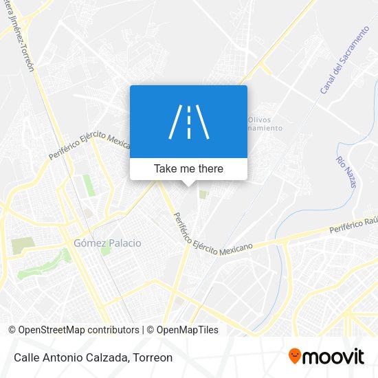 Calle Antonio Calzada map