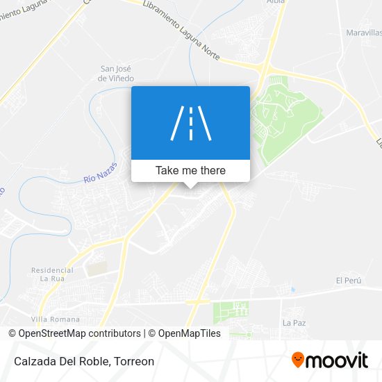 Calzada Del Roble map