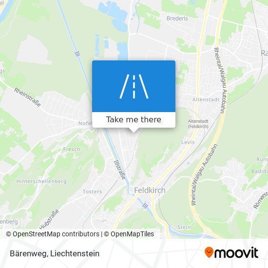Bärenweg map