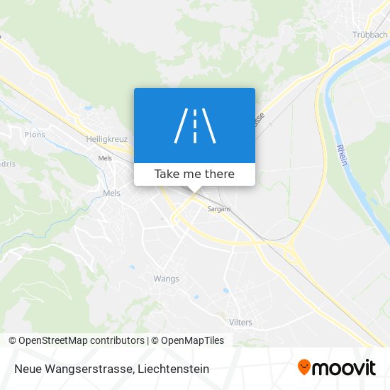 Neue Wangserstrasse map