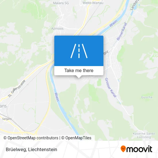 Brüelweg map