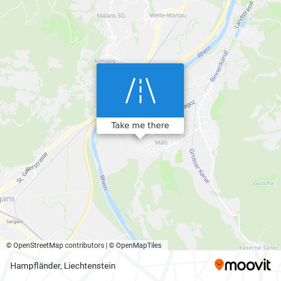 Hampfländer map